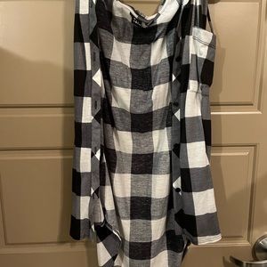 Plain cardigan with hood